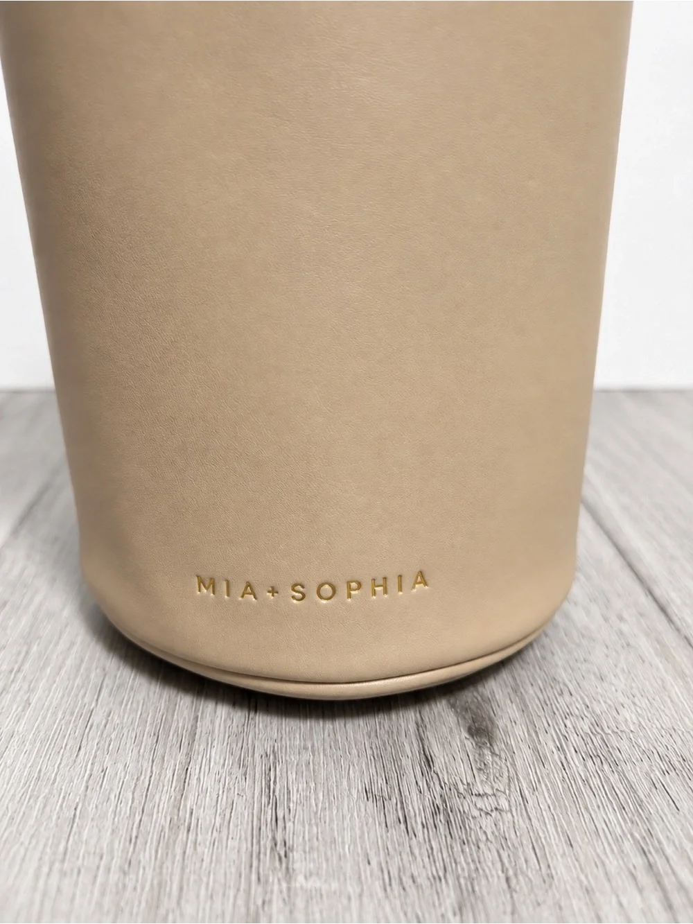 Mia + Sophia Insulated Bottle Holder Beige NWT Diaper Bag Accessory